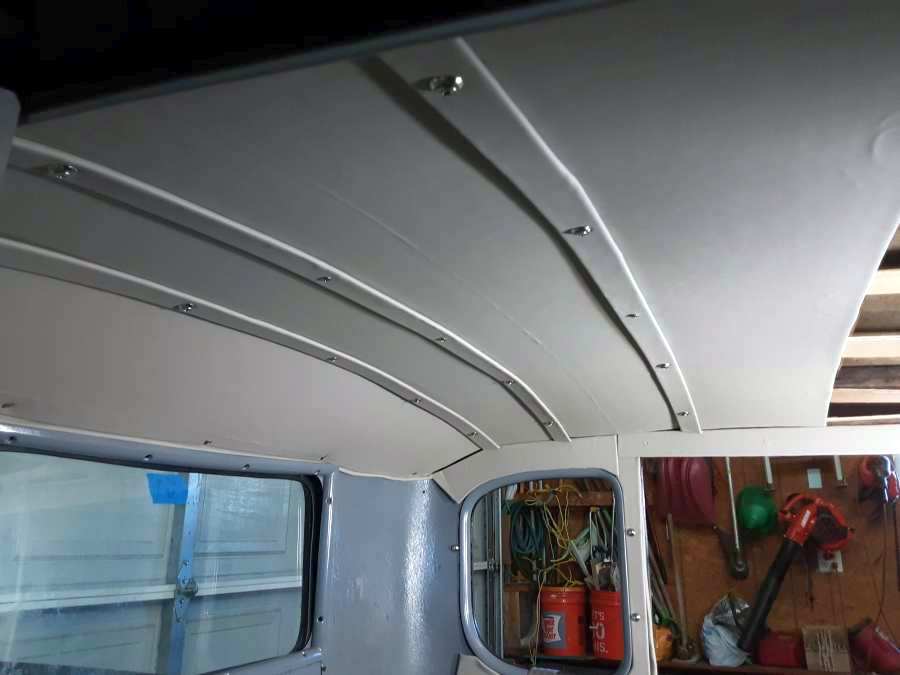 1012 032824 Headliner Coming Along - Drivers Side Rear.jpg