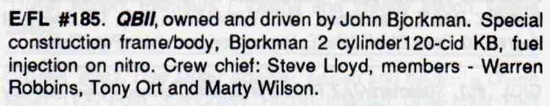 #185 E-FL (2 cyl blown KB HEMI) entry in 42nd Speed Week - 1990 program.jpg