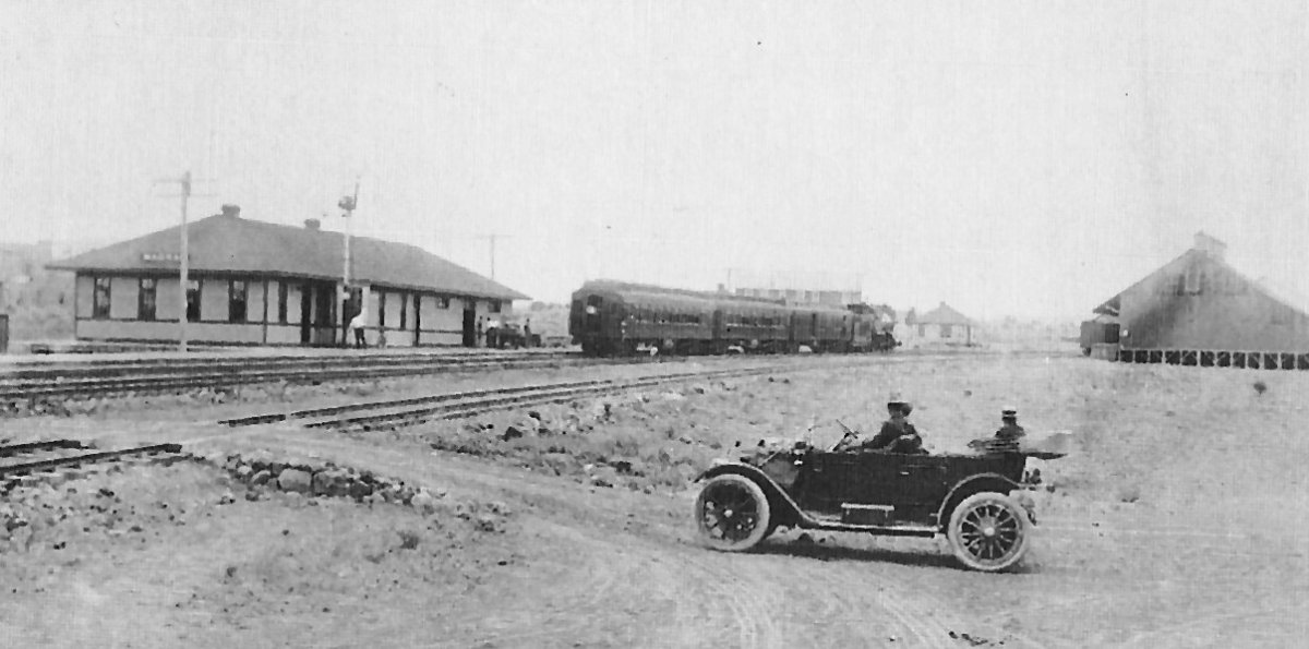 1920 Madras OR train station.jpg