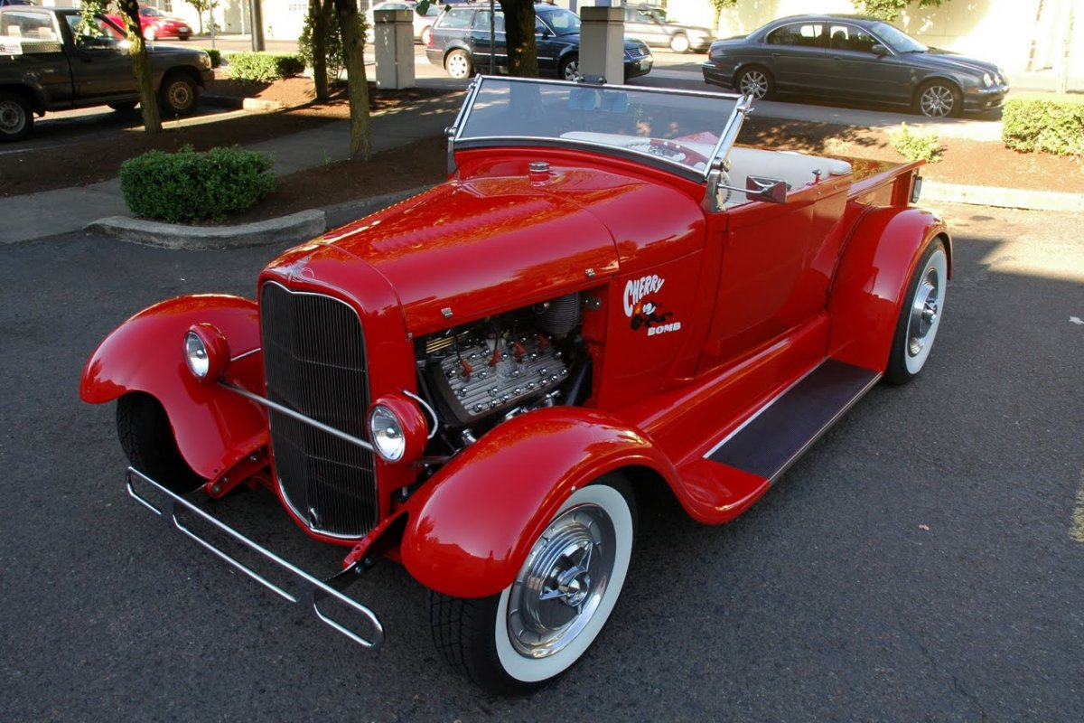 1929 29 Ford Model-A Roadster Pickup Truck A-Bone with rebuilt 1948 Mercury Flathead bored 289 6.jpg