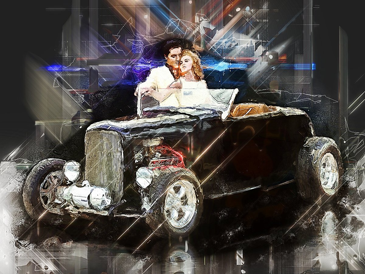 1930 Ford  elvis and ann  1fin abstract.jpg