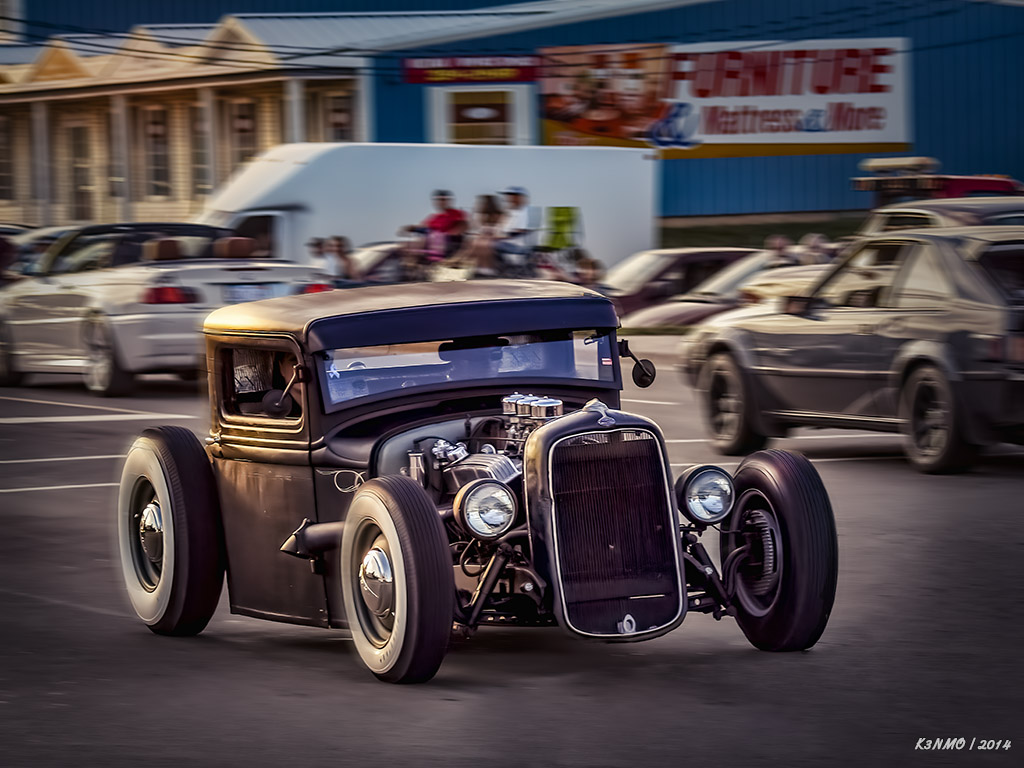 1934 Ford pickup hot rod cruising on Mountain Rd EDIT 2019 {2014}=KRM02.jpg