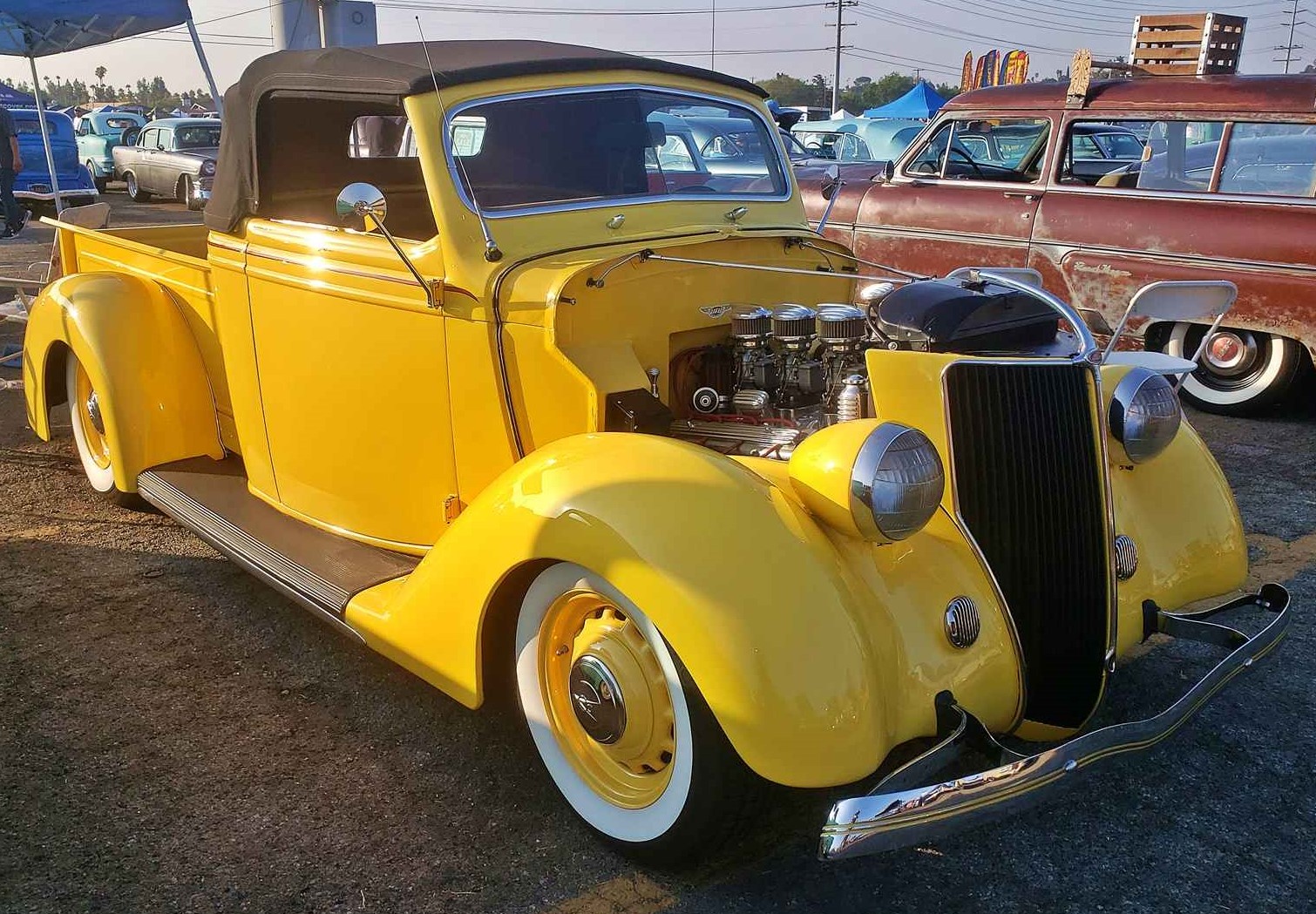 1936 Roadster pickup top folds like roadster too  in CA.jpg