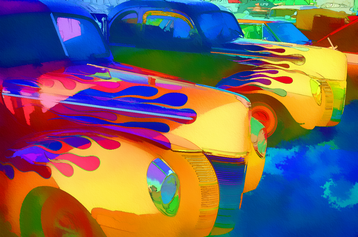 1940 Fords with Flames.png