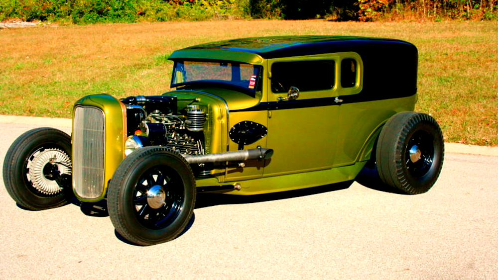 1949 Ford 235 CI flathead engine with McCullough supercharger.jpg