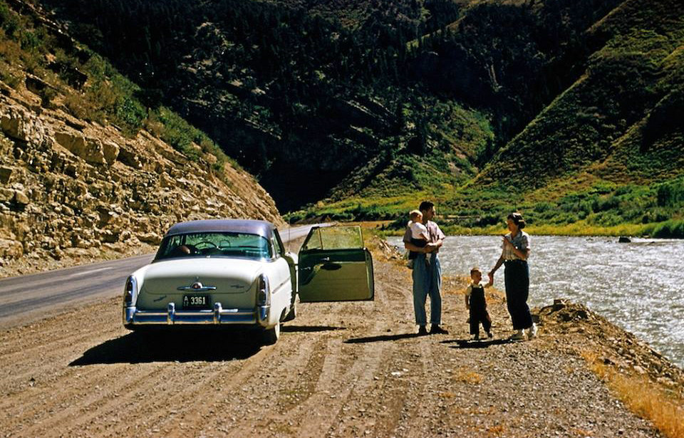 1955 roadside stop river Mercury.jpg