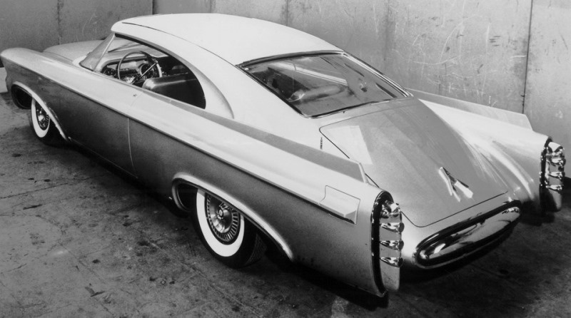 1956 Chrysler Norseman 3-4 Rear B&W.jpg