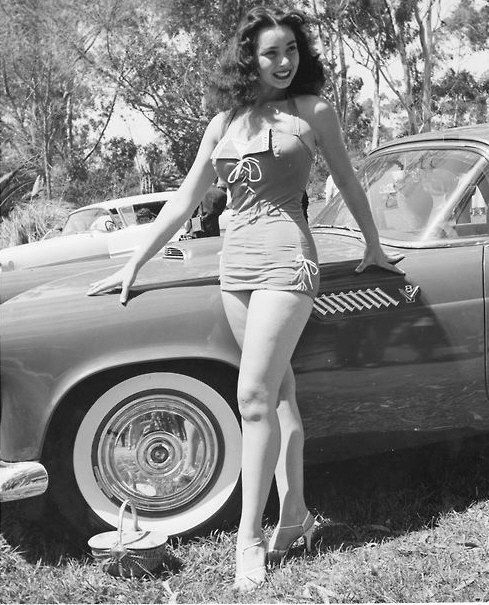 1956 Ford Thunderbird and girl model.jpg