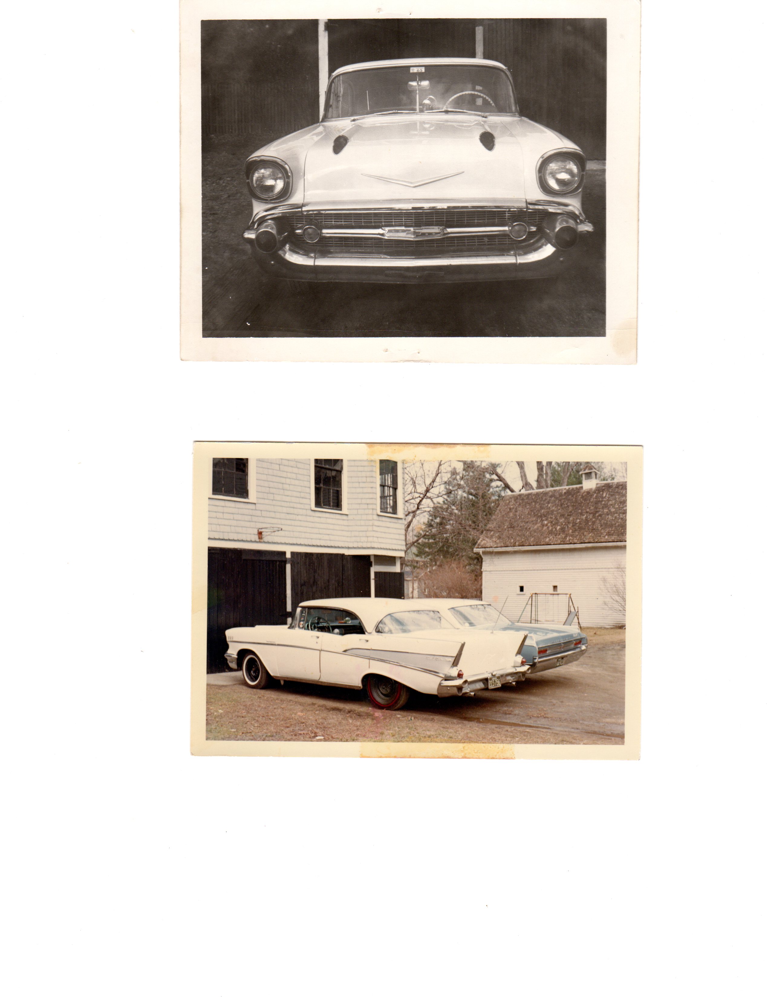 1957 Bel Air front and rear.jpg