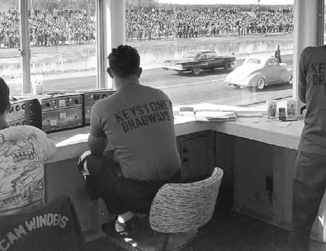 1962 ish Keystone Dragways timing tower view.jpg