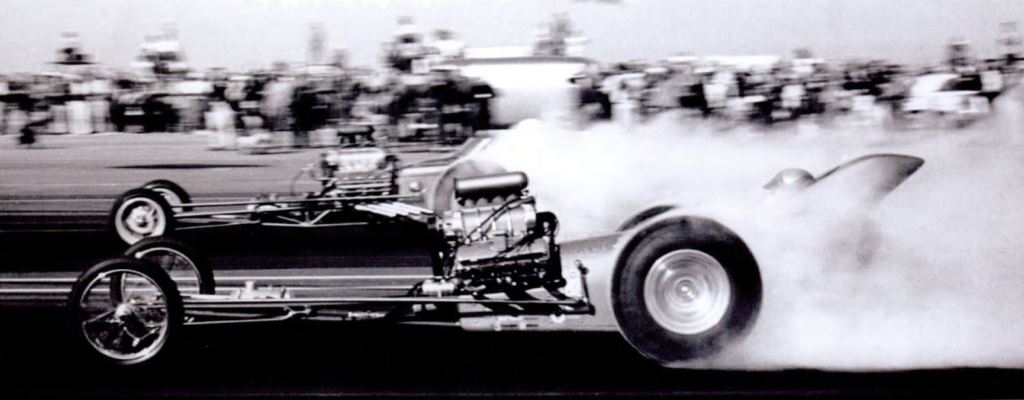 1962 - Tom McEwen in Gene Adams Olds-powered Shark dragster.JPG