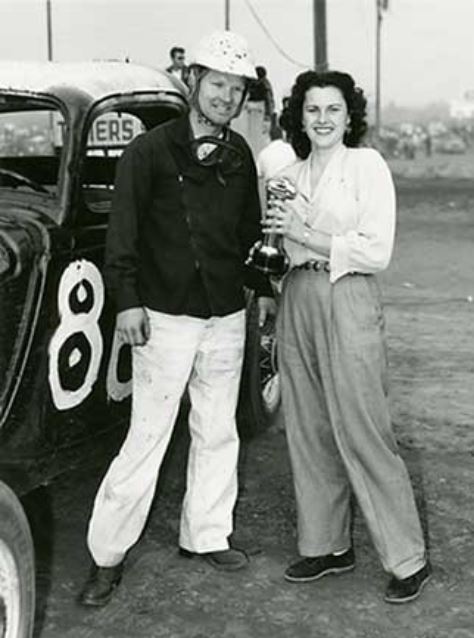 33 Dempsey Wilson is jalopy racer 8... with trophy girl.JPG