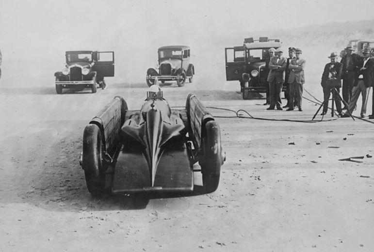 49 daytona 1929 photo, British driver Major H.JPG