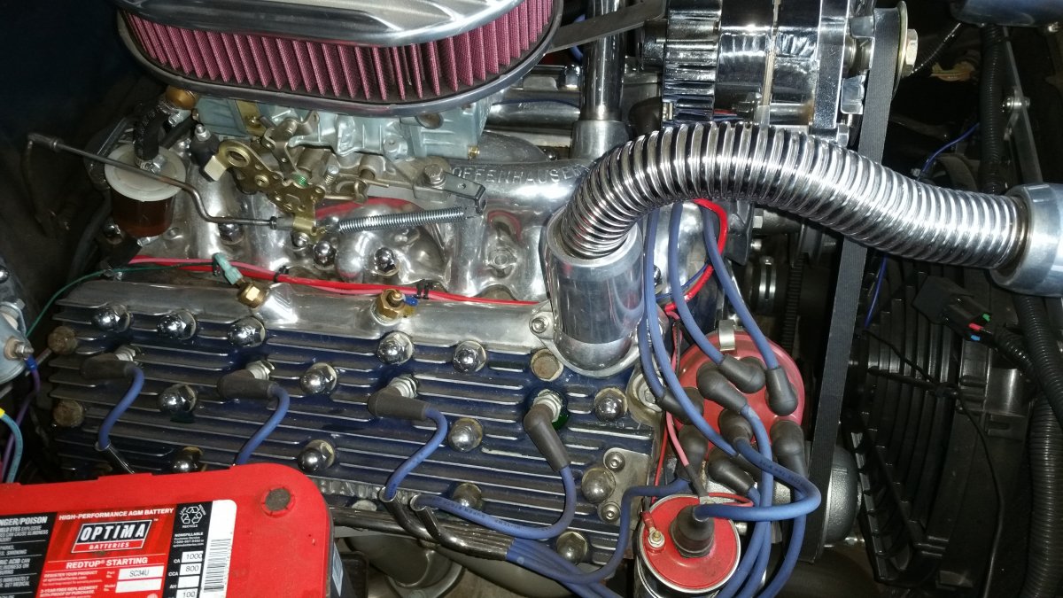 '52 Ford flathead was rebuilt in '05 has 1k miles since (2).jpg