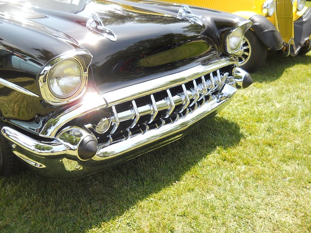 54 grille in '57 Chevy.JPG