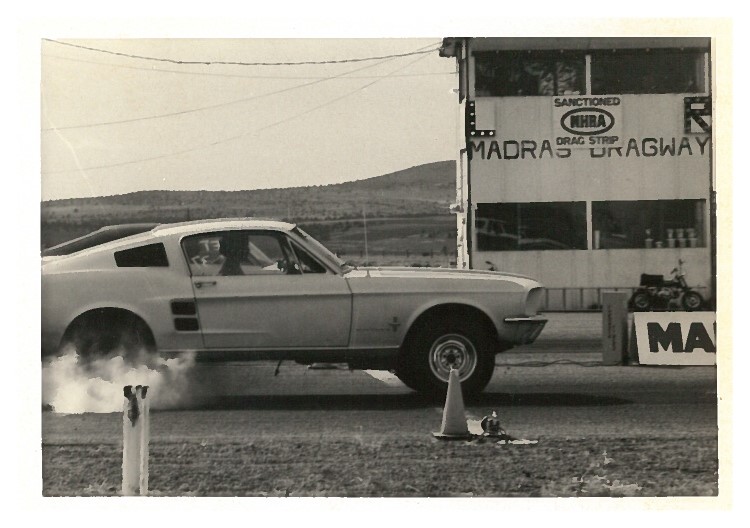 67 Mustang at Madras Dragstrip 3.jpg