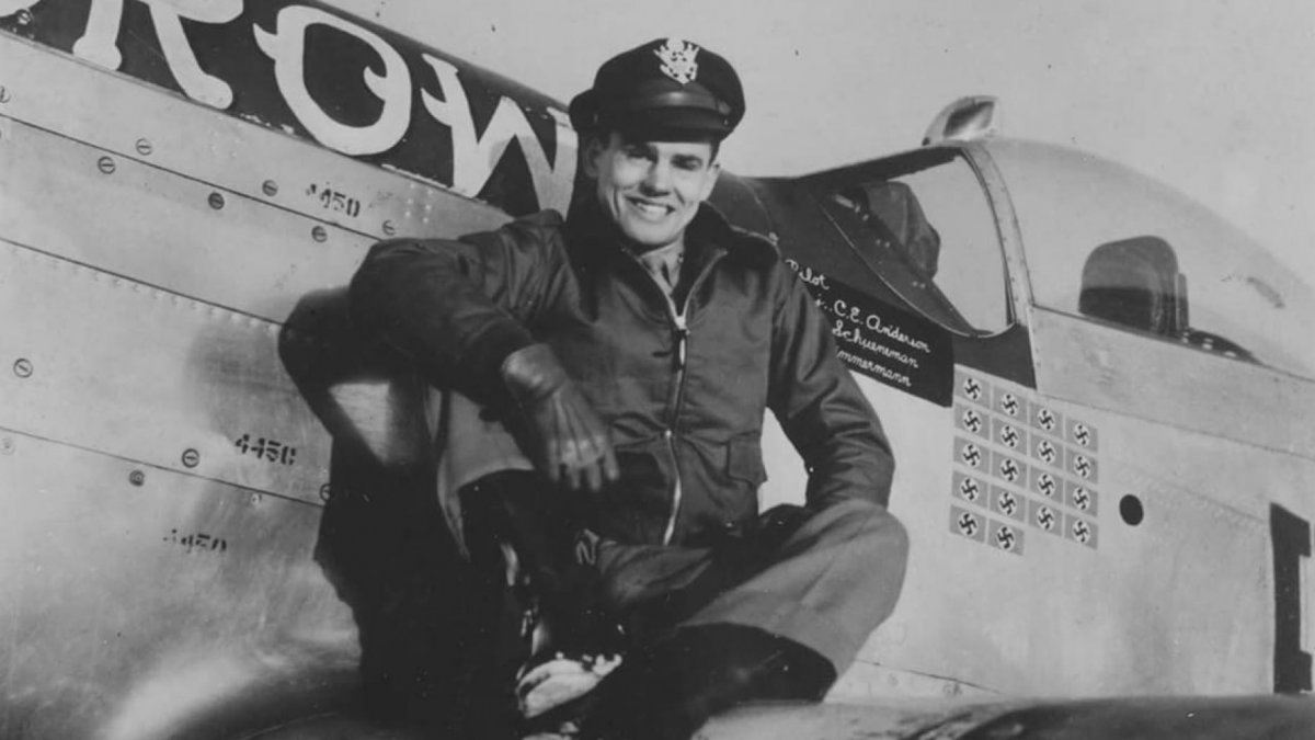 86 Bud Anderson became a triple ace during the war with 16 ¼ victories in the skies over Europe,.jpg