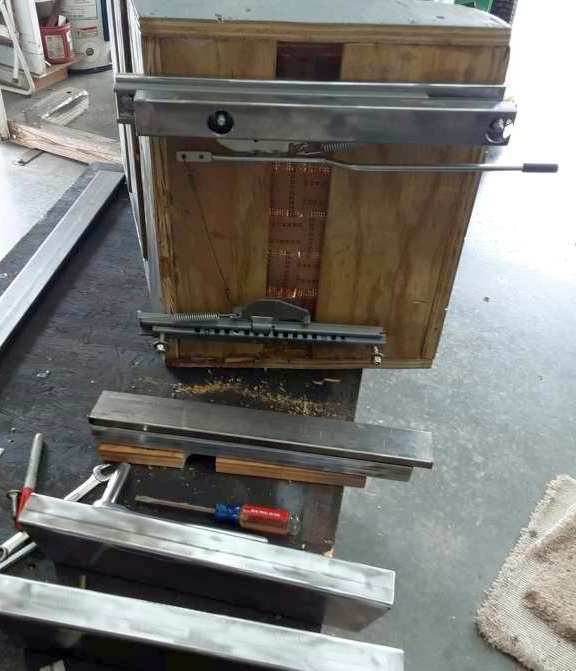 880 031623 Steel cut and one side fabricated to replace wood.jpg