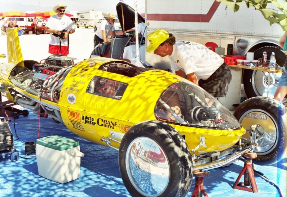 #909 Varni~Barnett C Gas Lakester @ '98 B'ville Nats - by Tommy Shaw (2).JPG