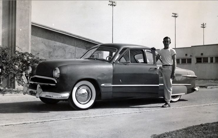 A rare photo of Junior Conway's 1950 Ford as it appeared when Junior's.JPG