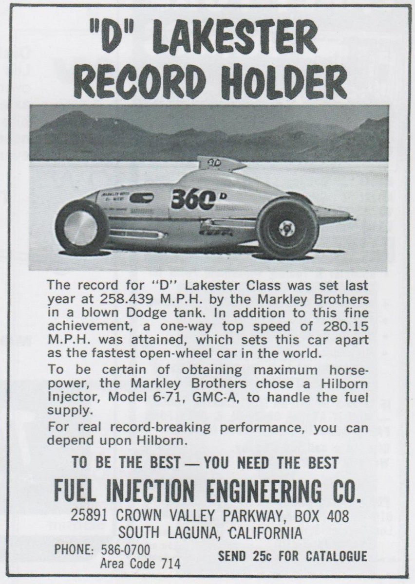 Ad on pg 27 of the 1964 16th Annual Bonneville National Speed Trials Officia Program.jpg