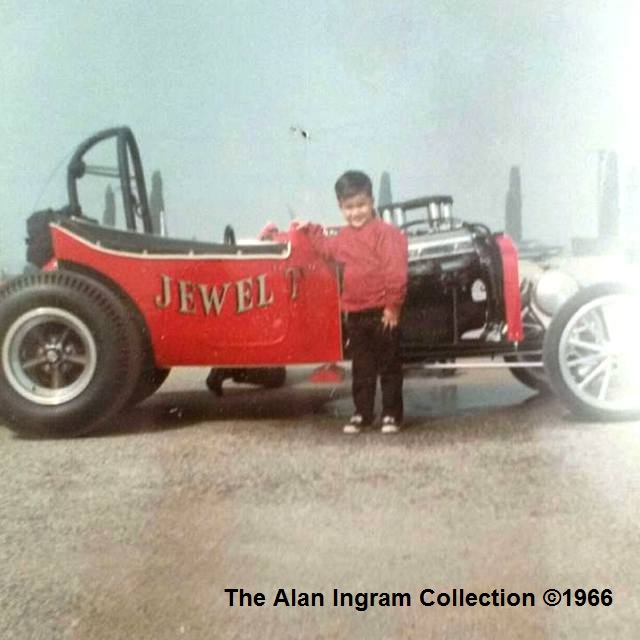 Alan Ingram with A Altered Jewel T  in 1966 (Alan Ingram Collection).jpg