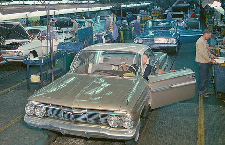 assembly line 1961 Chevy Impala.jpg