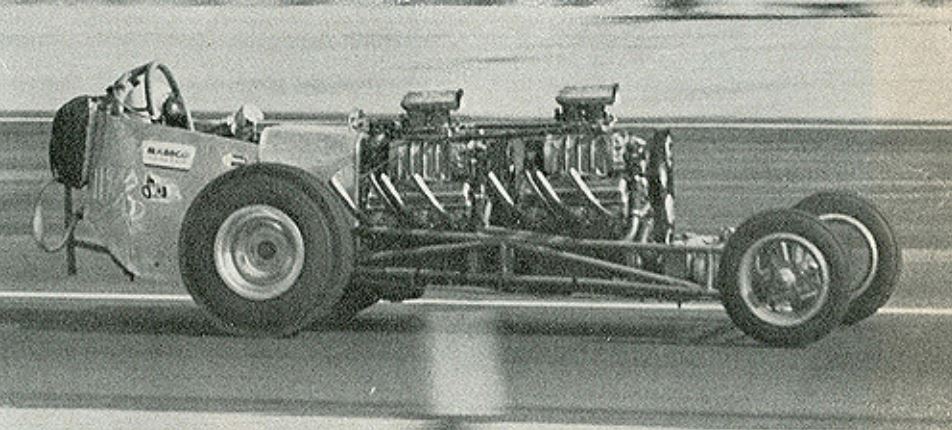 Bayer & Frietas twin-Chevy driven by Hayden Proffitt, 1961.JPG