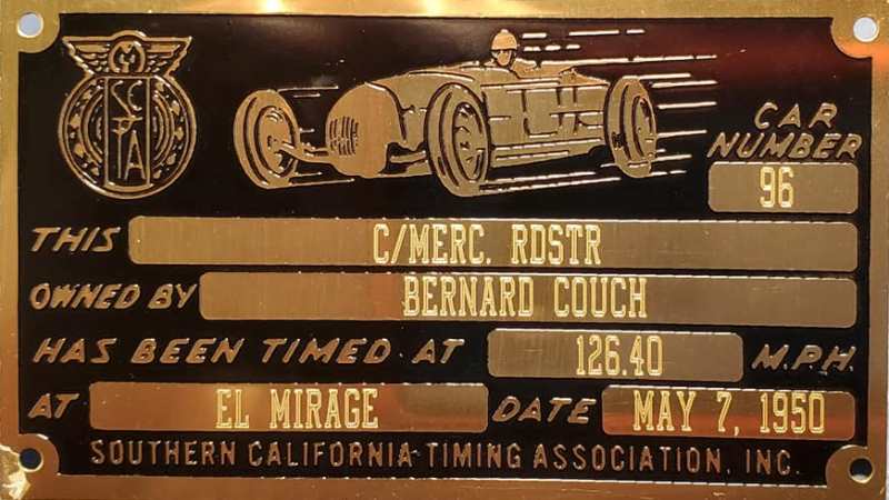 Bernie Couch - El Mirage - May 7, 1950 Timing Tag.jpg