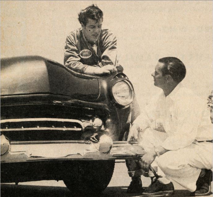 Bob dofflow and donroberts in front of 49.JPG