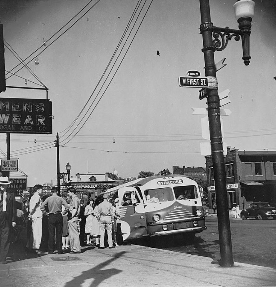 Bridge Street, Oswego, New York, June 1943.jpg