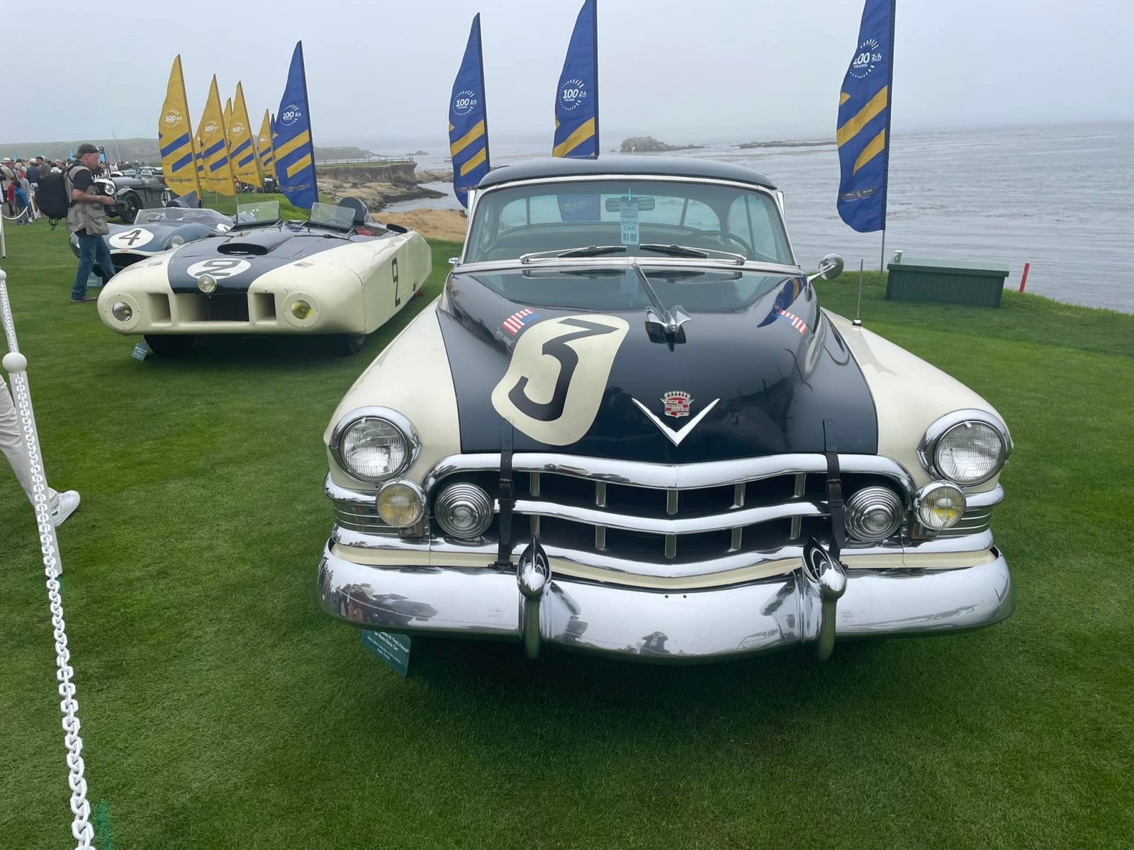 Briggs Cunningham  1950 Cadillac @ 2022 PBCdE (by Timothy McGrane).jpg