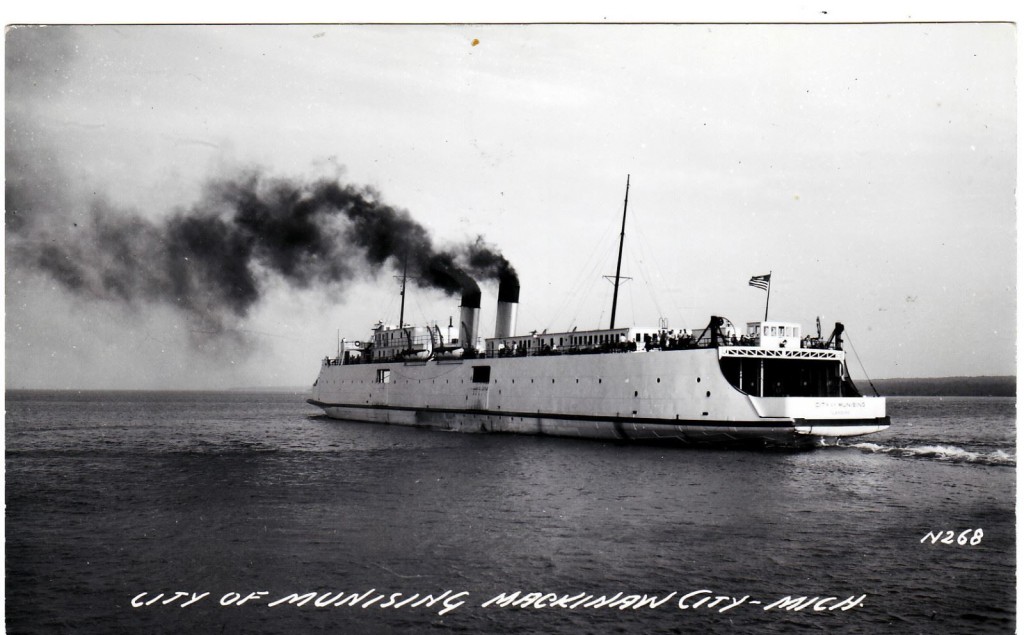 Car Ferry-Transportation between peninsulas before the Mackinac Bridge was built in 1959.jpg