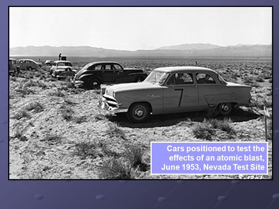 Cars+positioned+to+test+the+effects+of+an+atomic+blast,+June+1953,+Nevada+Test+Site.jpg