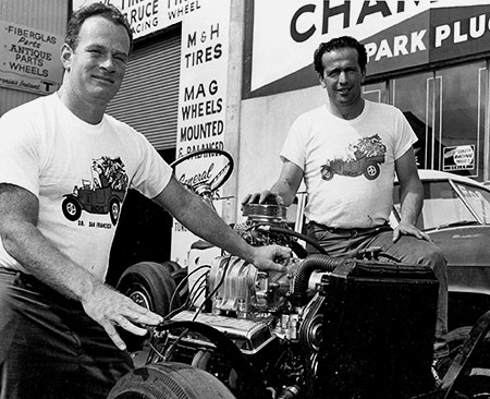 Champion Speed Shop - 1967 - Jim McLennan & Andy Brizio with Andy's first Instant T.jpg