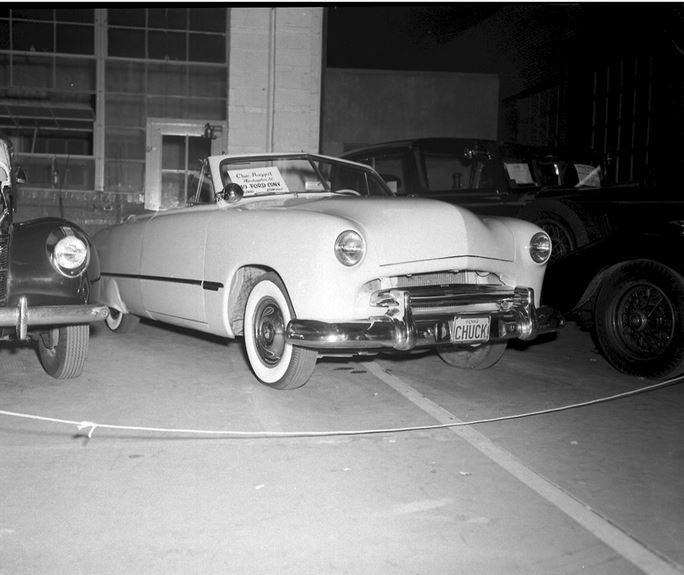 Chas Haggert's ' Convertible at the first annual Pennsylvania Autorama in 1954..JPG