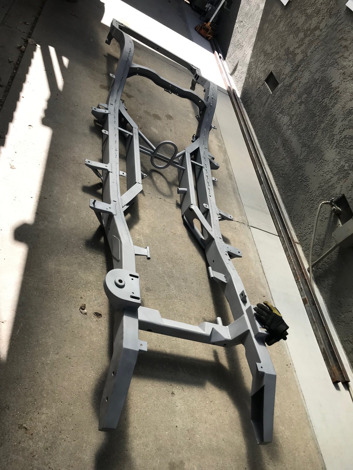 Chassis after sandblasting, before final welding.jpeg