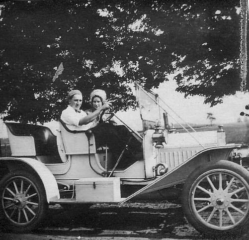 Clarence & Carlotta c 1911 in Buick Model 10 White Streak.jpg