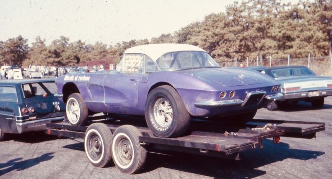 Corvette Hanging Rears Trailer.JPG