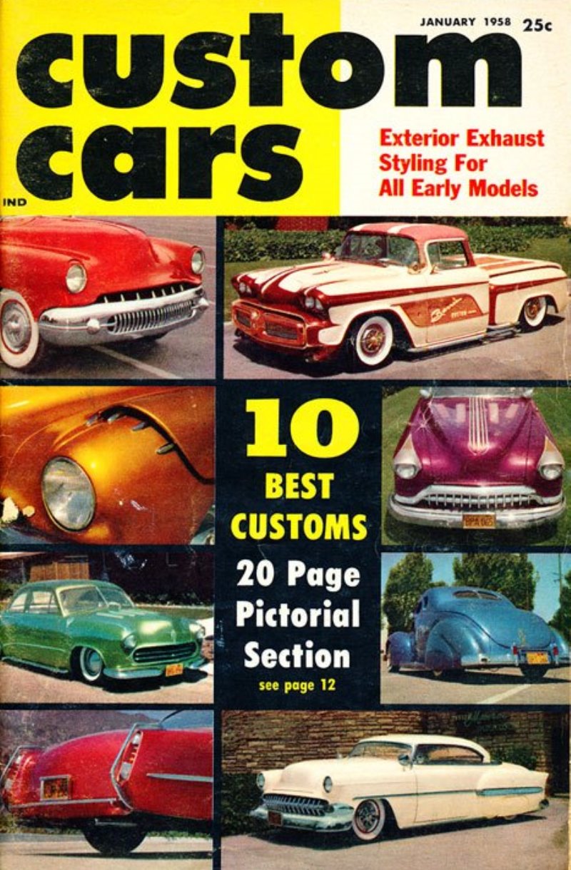 custom cars - January 1958 - cover.jpg