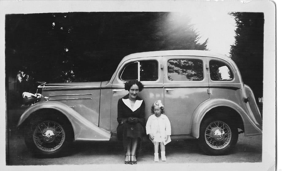 Daisy & Mum with old car.jpg