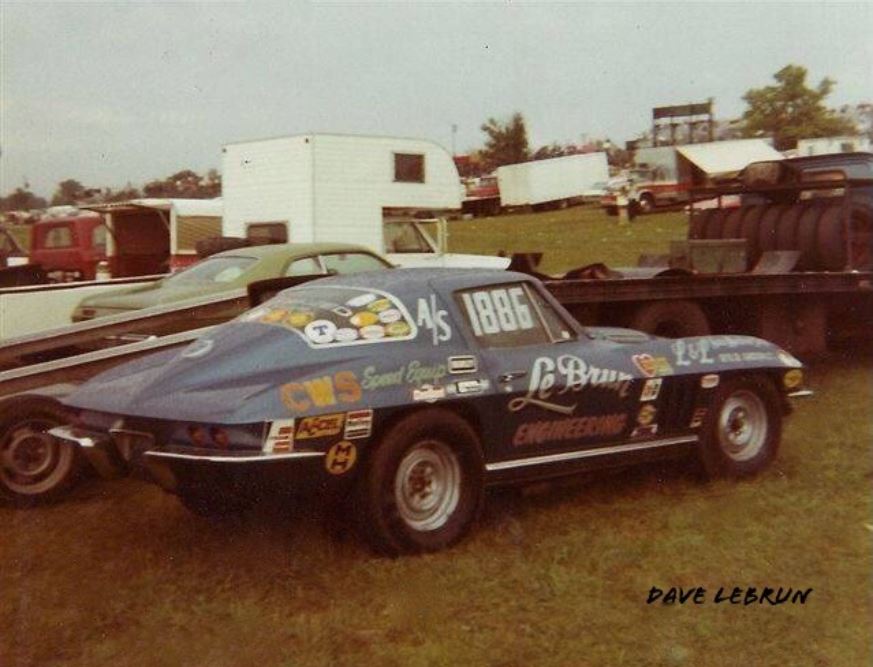 Dave LeBrun Engineering and stock and vette.JPG