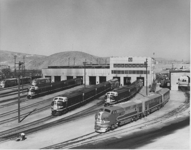 Diesel shops, Barstow, early '50's.jpg