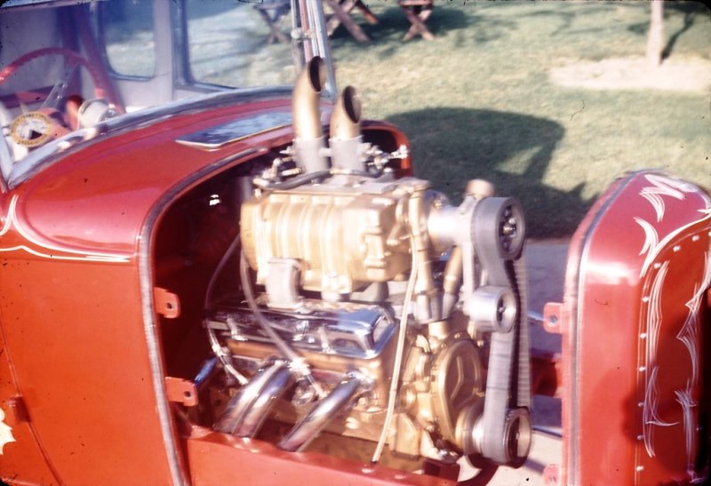 Engine in DCB Coupe - circa 1959 or 1960.jpg