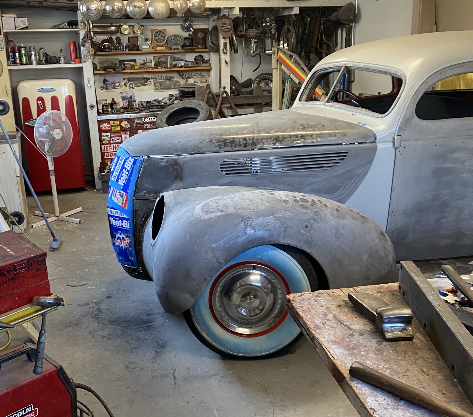 front profile grille install.JPG