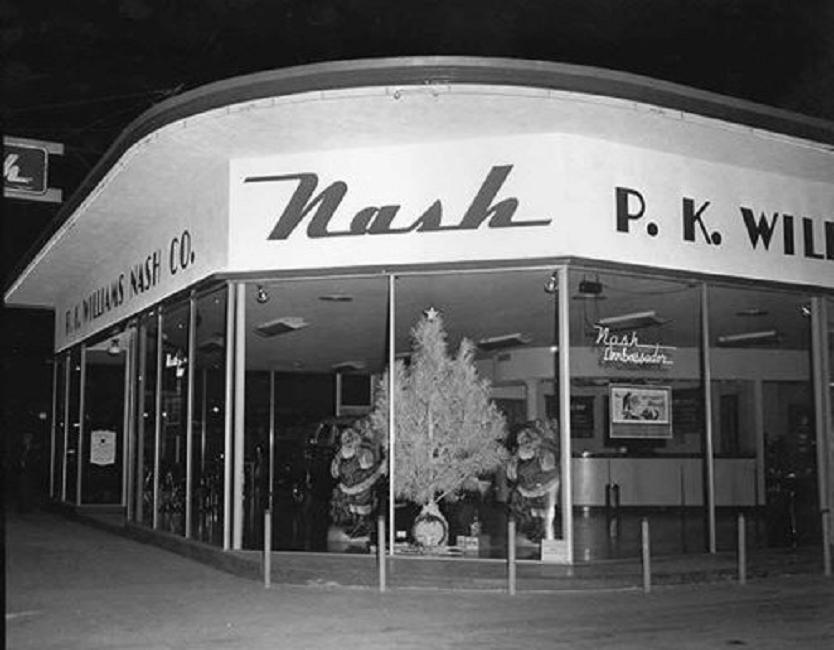 holiday Christmas car dealership 1953 Nash Santa Claus Christmas.jpg