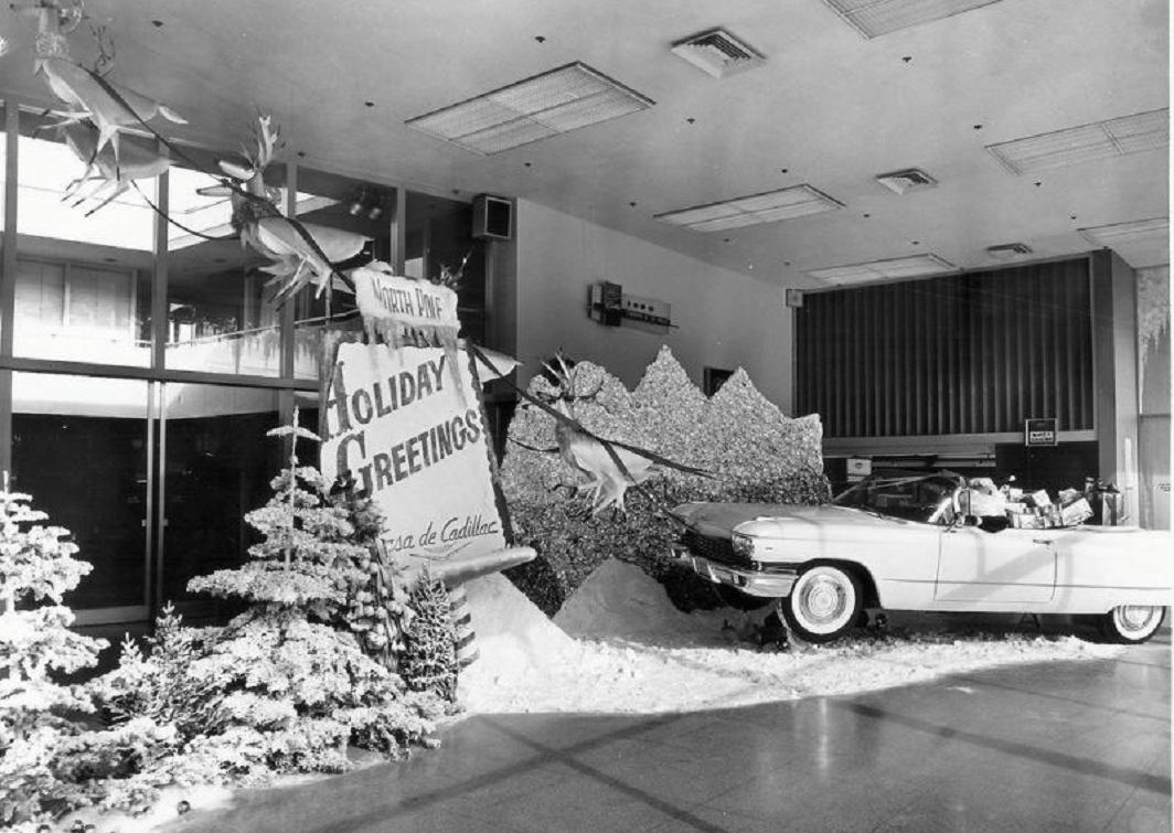 holiday Christmas car dealership 1960 Christmas cadillac.jpg