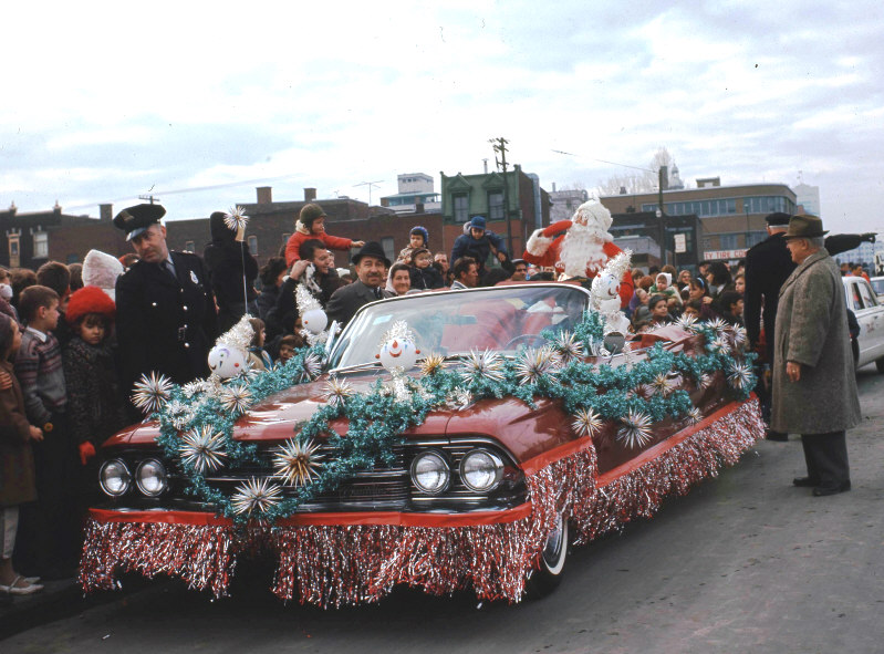 holiday Christmas car Santa in Cadillac.jpg