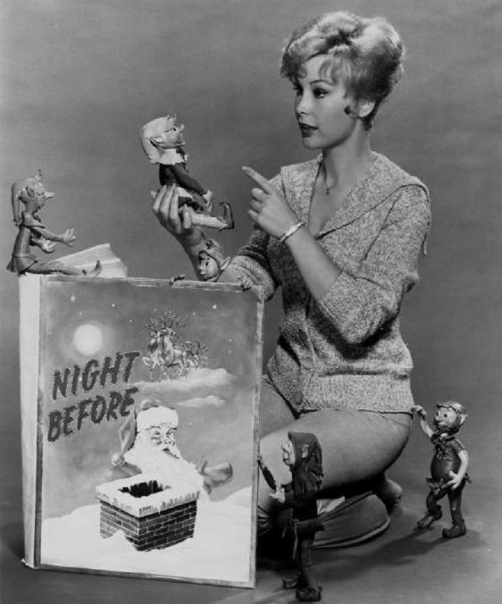 holiday Christmas pinup Barbara Eden holiday Christmas 1963 ish.jpg