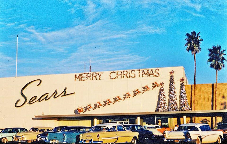 holiday Christmas place 1957 Sun Valley AZ Sears parking lot.jpg